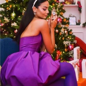 NWT a Blogger favorite off the shoulder voluminous Mini Zara Dress